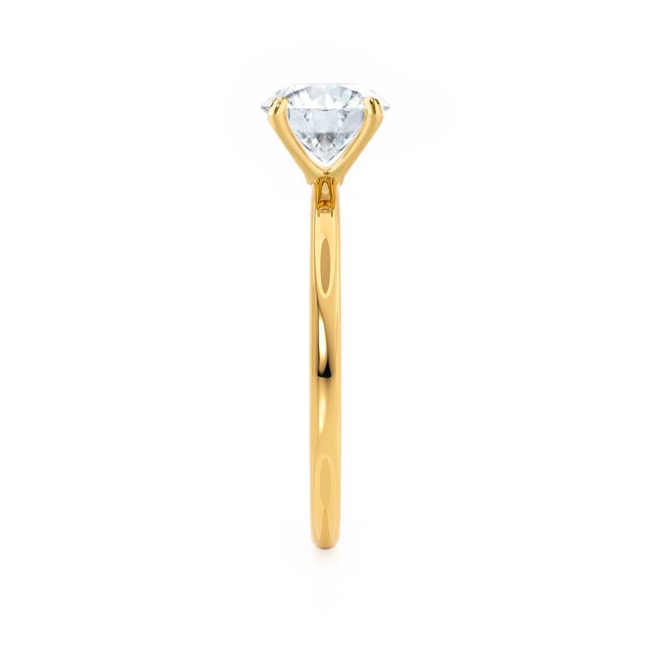 2 CT Cushion Solitaire Lab Grown Diamond Engagement Ring