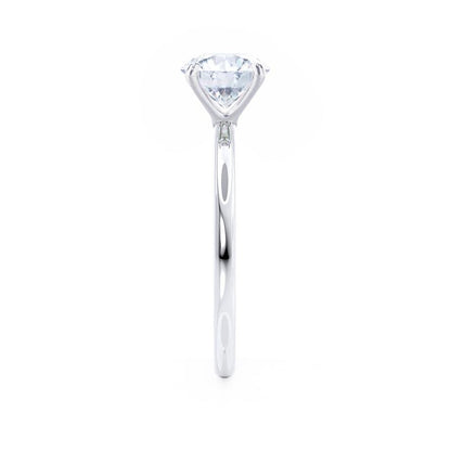3.34 CT Elongated Cushion Solitaire Lab Grown Diamond Engagement Ring