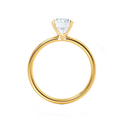 2 CT Cushion Solitaire Lab Grown Diamond Engagement Ring