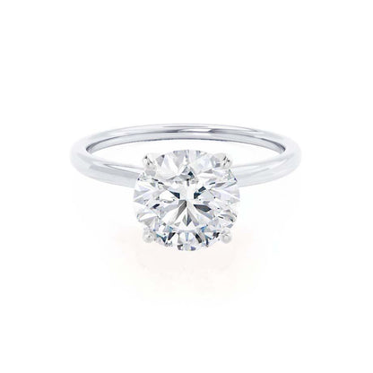 1.2 CT Round Solitaire Lab Grown Diamond Engagement Ring